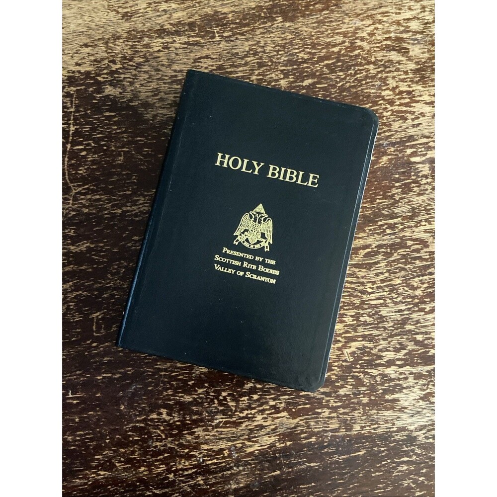 Scottish Rite Member Free Mason KJV Bible Cornerstone Edition 1991 Study Helps